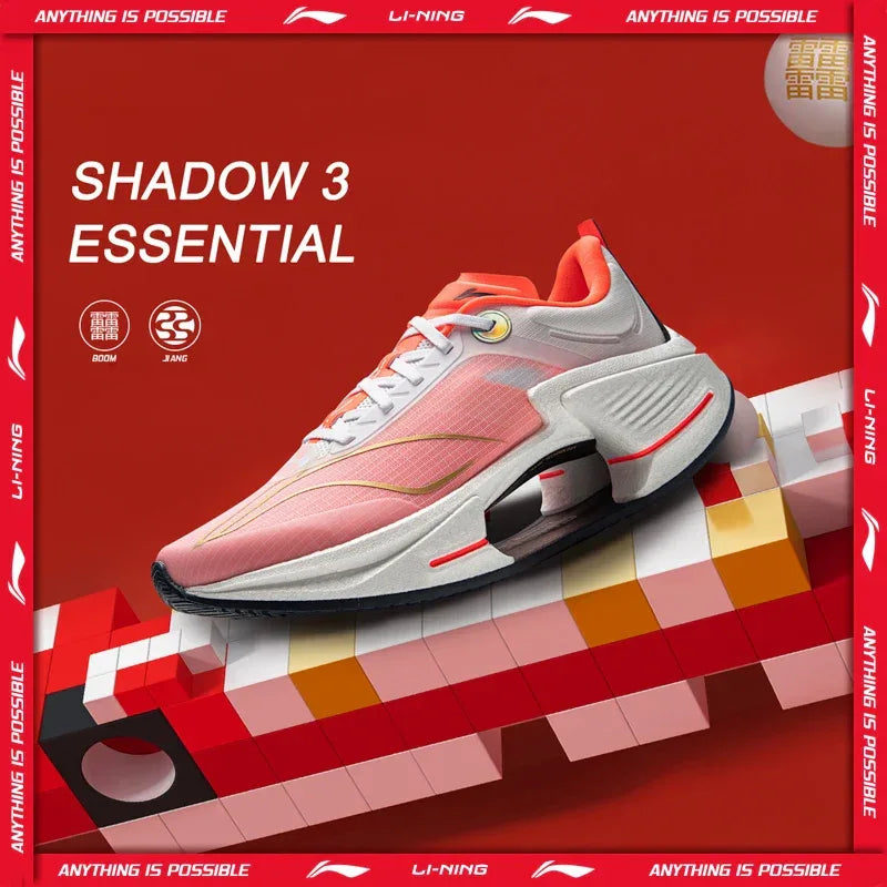 Li-Ning Men's SHADOW 3 ESSENTIAL Running Shoes - ShopHub