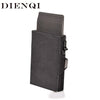 100% Crazy Horse Genuine Leather Men's Wallets - Rfid Card Holder