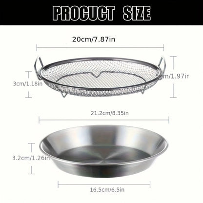 Heavy Duty Frying Rack with Tray