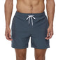 Men's Datifer Brand 2026 summer boardshorts with solid polyester fabric, breathable mesh liner, side pockets, and sporty design.