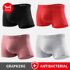 MiiOW Men's Cotton Boxer Shorts — Graphene Antibacterial U-Pouch 4-Pack