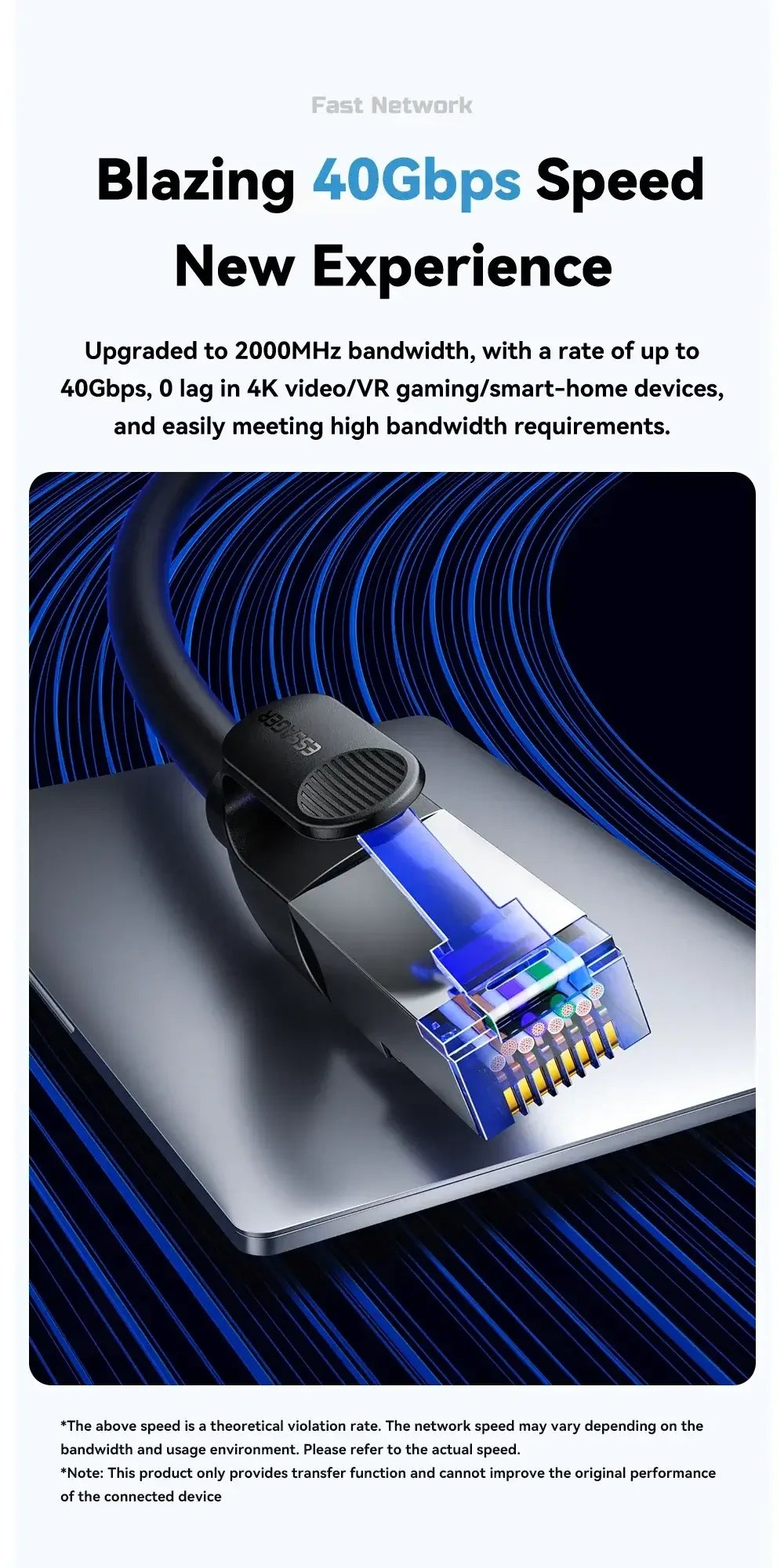 Essager CAT8 Ethernet Cable - ShopHub