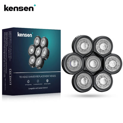 Kensen Electric Shaver Head Replacement for 7D Floating Washable Shaver