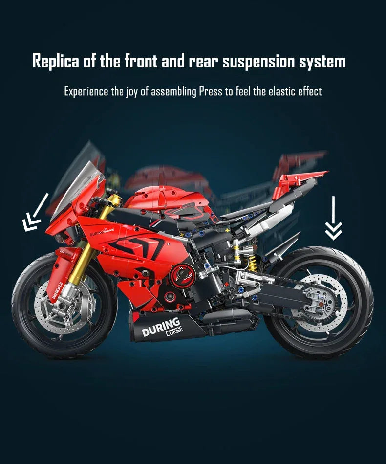 TOYLINX High-Tech 2024PCS Motorcycle Building Blocks - ShopHub