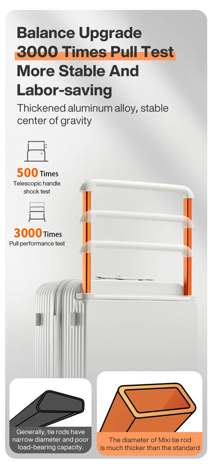 Mixi Wide Handle Travel Trolley Case
