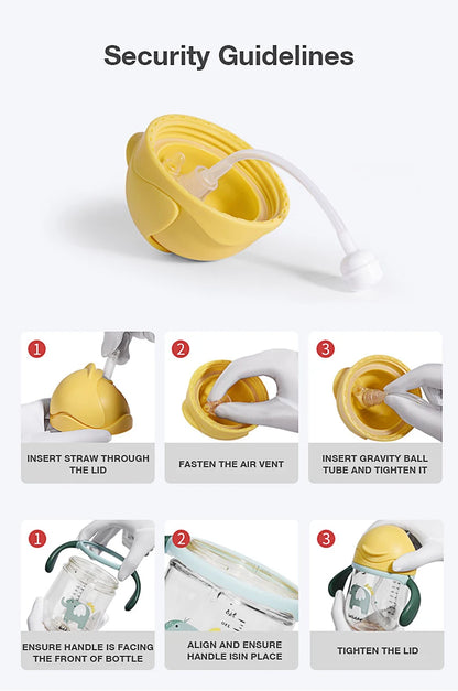 MAMIJOY 250ML Baby Water Cups