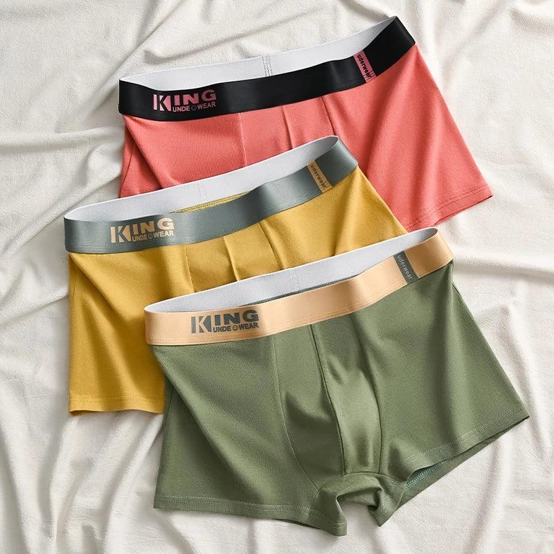3 Pack Men's Casual Boxer Shorts - ShopHub