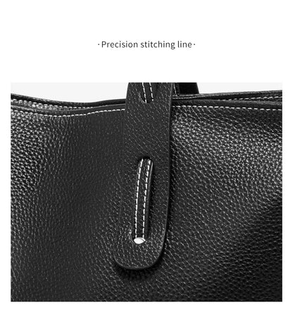 FOXER Women's Shoulder Bag Genuine Leather Handbag 2026 New Large Capacity Tote Bag Female Commuter Casual Purse
