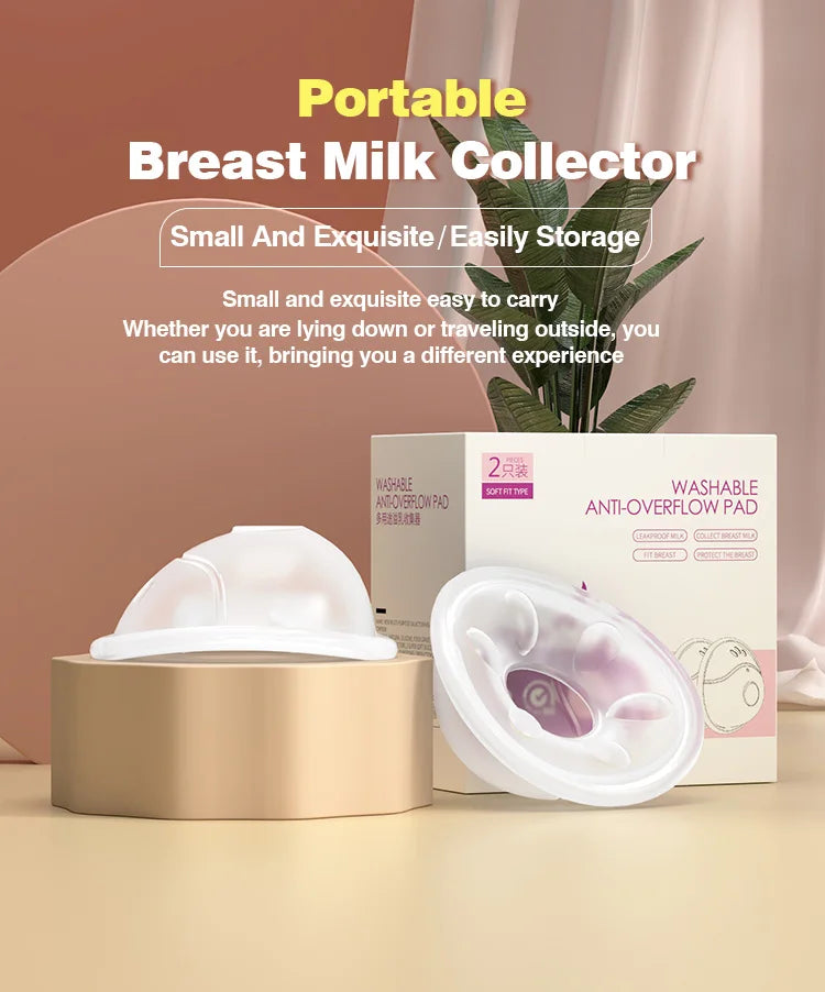 Dr.Isla 2PCS Wearable Anti-Overflow Pad for Breast Feeding