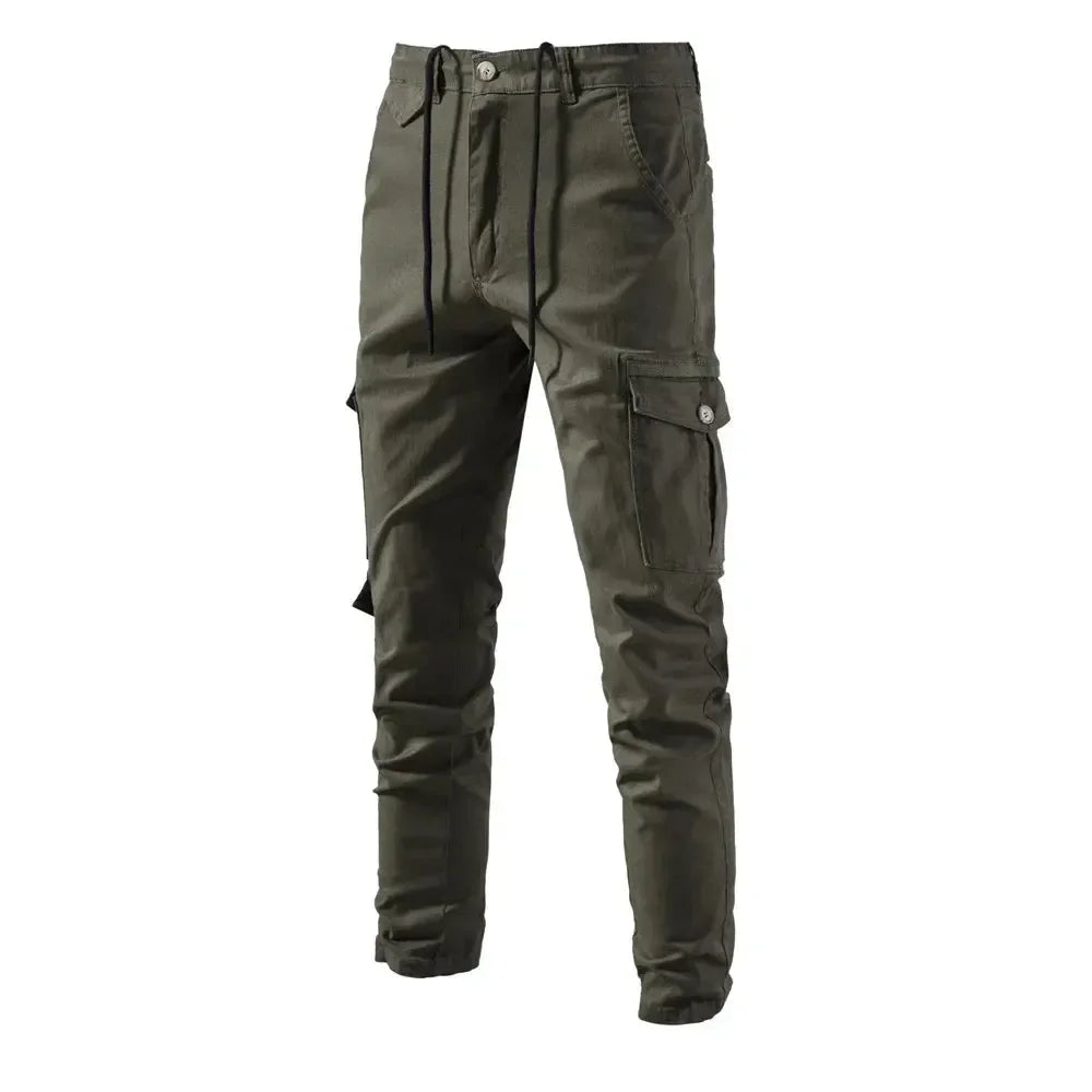 AIOPESON 100% Cotton Men's Cargo Trousers - ShopHub