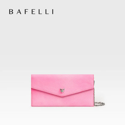 BAFELLI Genuine Leather Chain Wallet Bag