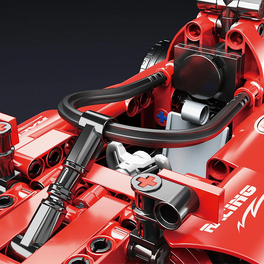 TOYLINX Red F1 RC Race Car Building Set - ShopHub