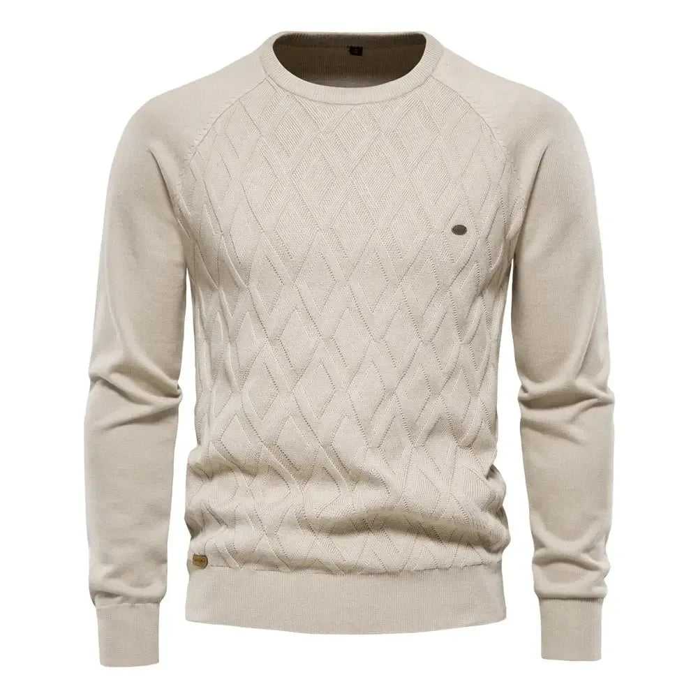 AIOPESON Argyle Basic Men Sweaters - ShopHub