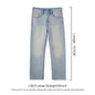 SIMWOOD 2026 Autumn Winter New Loose Straight 13oz 100% Cotton Fabric Jeans Men Washed Vintage Classical Denim Trousers