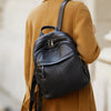 ZOOLER First Layer Genuine Leather Women Leather Backpack Black Travel Computer School Bags College Girl Hot#SC1728