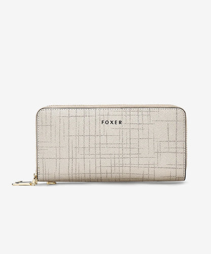 FOXER Split Leather Women's Long Wallet