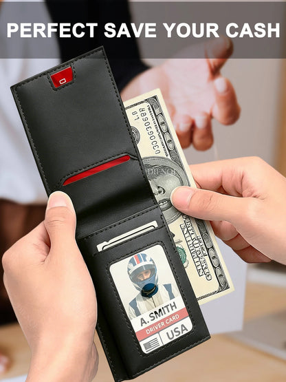 Luxury Brand Business Credit Card Holder Pocket Men's Wallet Rfid High Quality Wallet Money Bag Slim Thin Card Holders for Men