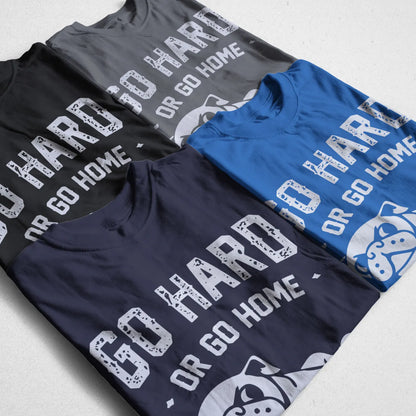 COOLMIND PU0116A Go Home or Go Hard Pug Tee