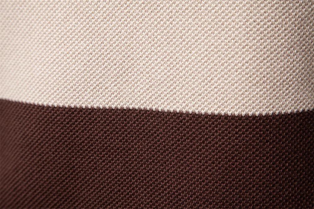 AIOPESON Striped Polo Sweaters - ShopHub