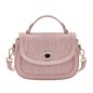 FOXER Chic Luxury Shoulder Bag for Women PU Leather Pink Top‑handle Handbag Fashion Ladies Crossbody Purse for Daily Dating