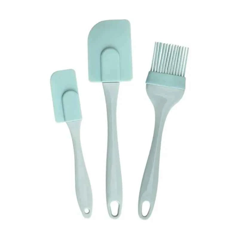 3Pcs Silicone Baking Brushes Set- Heat Resistant Oil Butter Cream Brushes for Cooking Baking, Kitchen Utensils & Baking Tool Kit