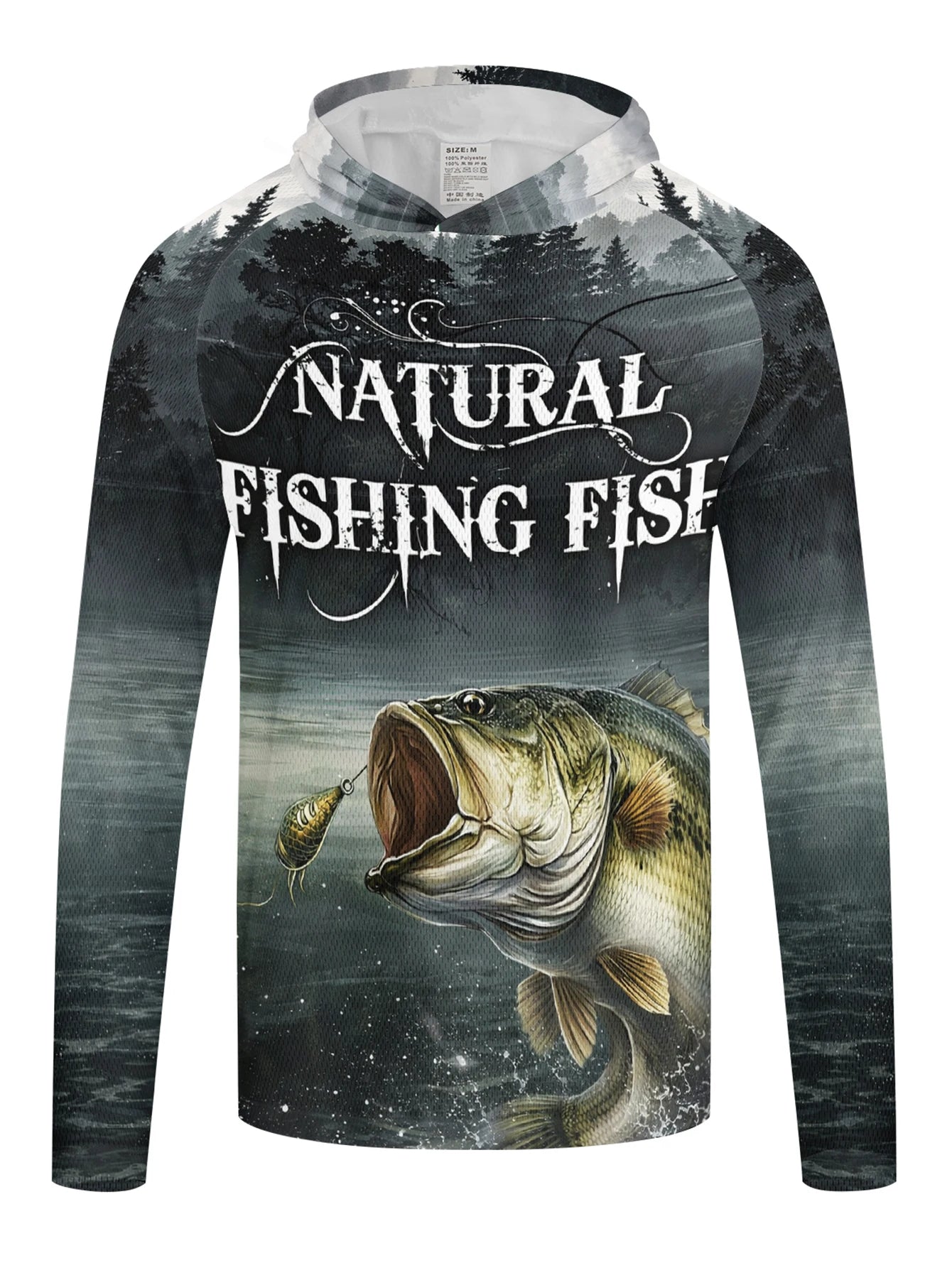 Men’s Long Sleeve Fishing Hoodie