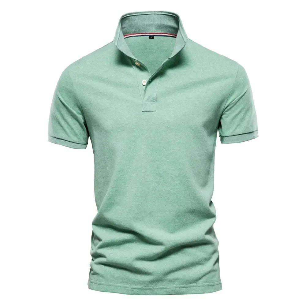 AIOPESON Men's Cotton Polos - ShopHub