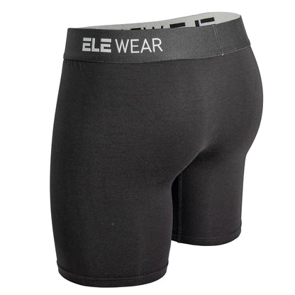 Men's Bamboo Boxer Briefs for Men - Long Sports Underwear, Moisture-Wicking