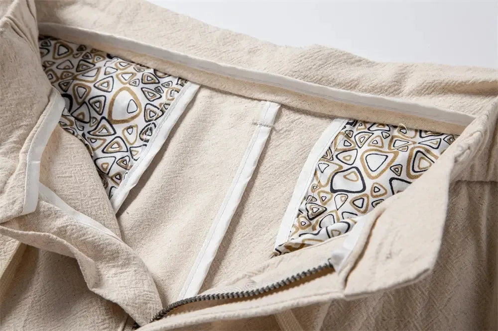 AIOPESON Casual Linen Men Trousers - ShopHub