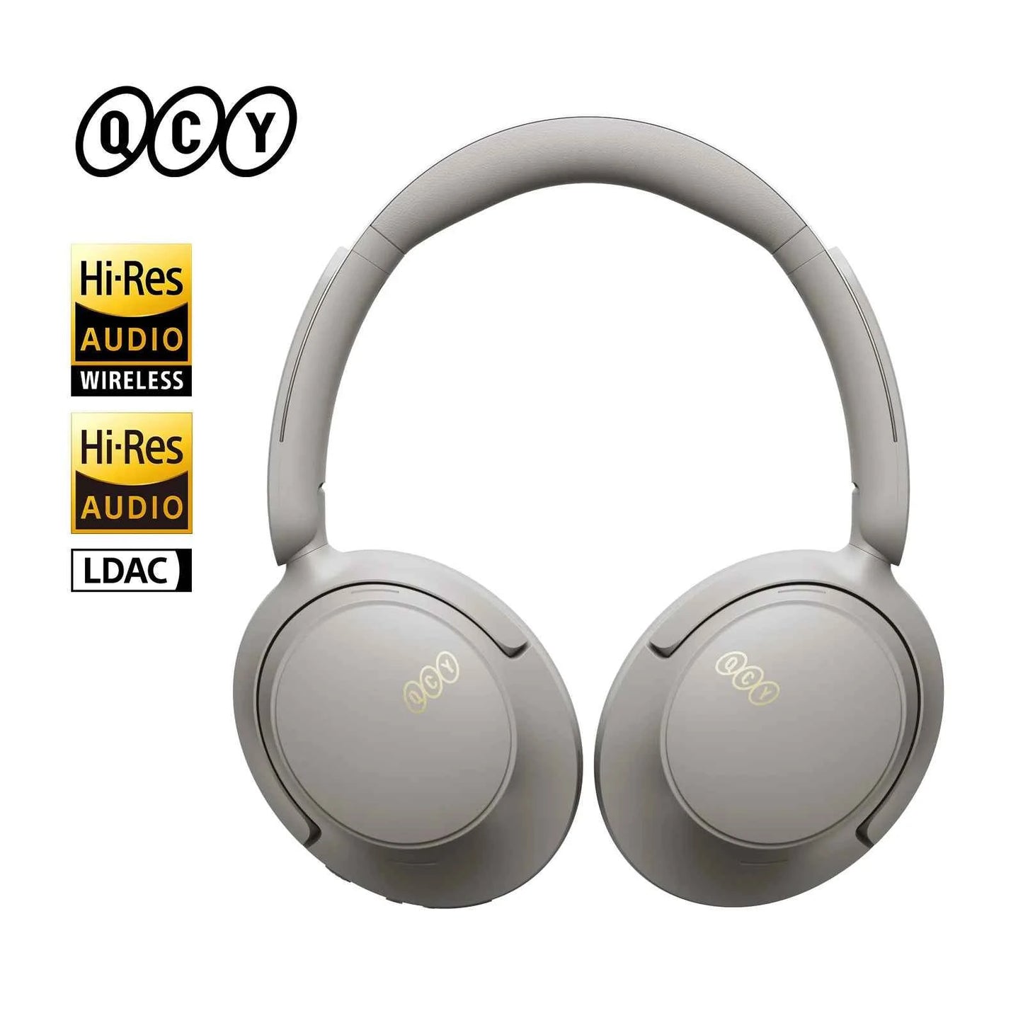 QCY Wireless Bluetooth Headphones 6.0 BH25H3SA - 3D Spatial Audio, Foldable Over Ear Headset with 56dB Adaptive ANC and 53mm Driver