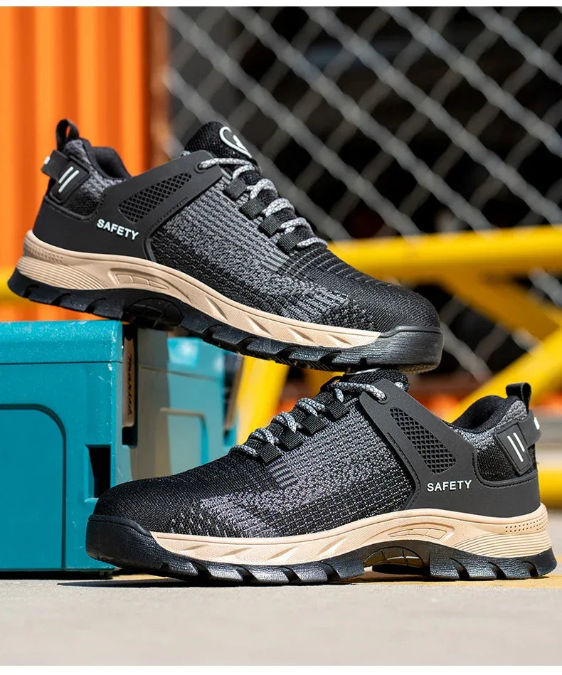 Unisex Indestructible Non-Slip Work Shoes With Steel Toes - ShopHub
