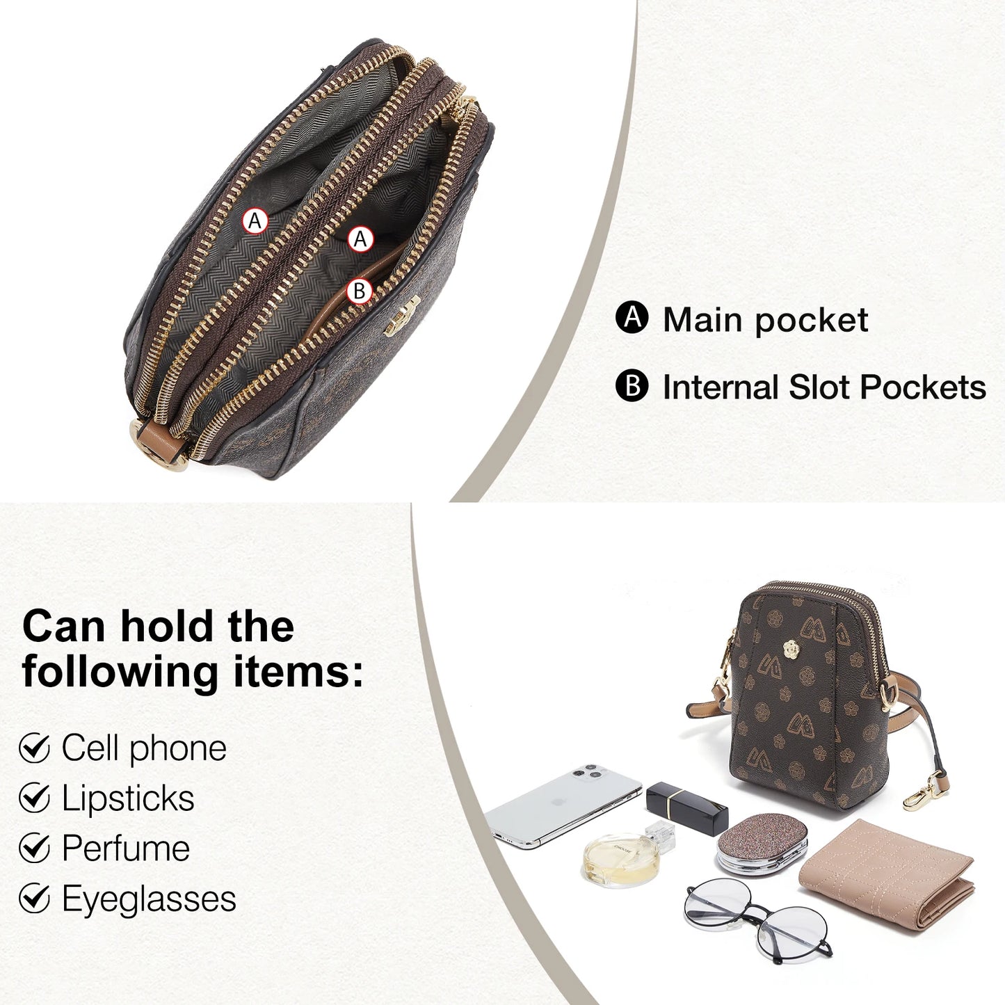 FOXER PVC Women's Cellphone Bag