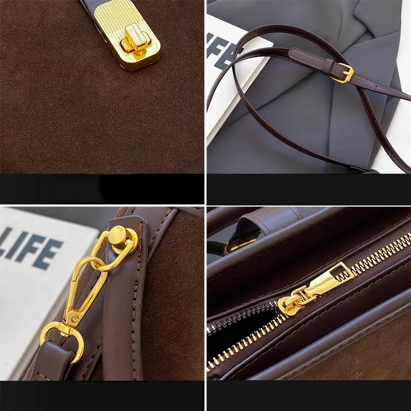 FOXER Crossbody Bucket Bag
