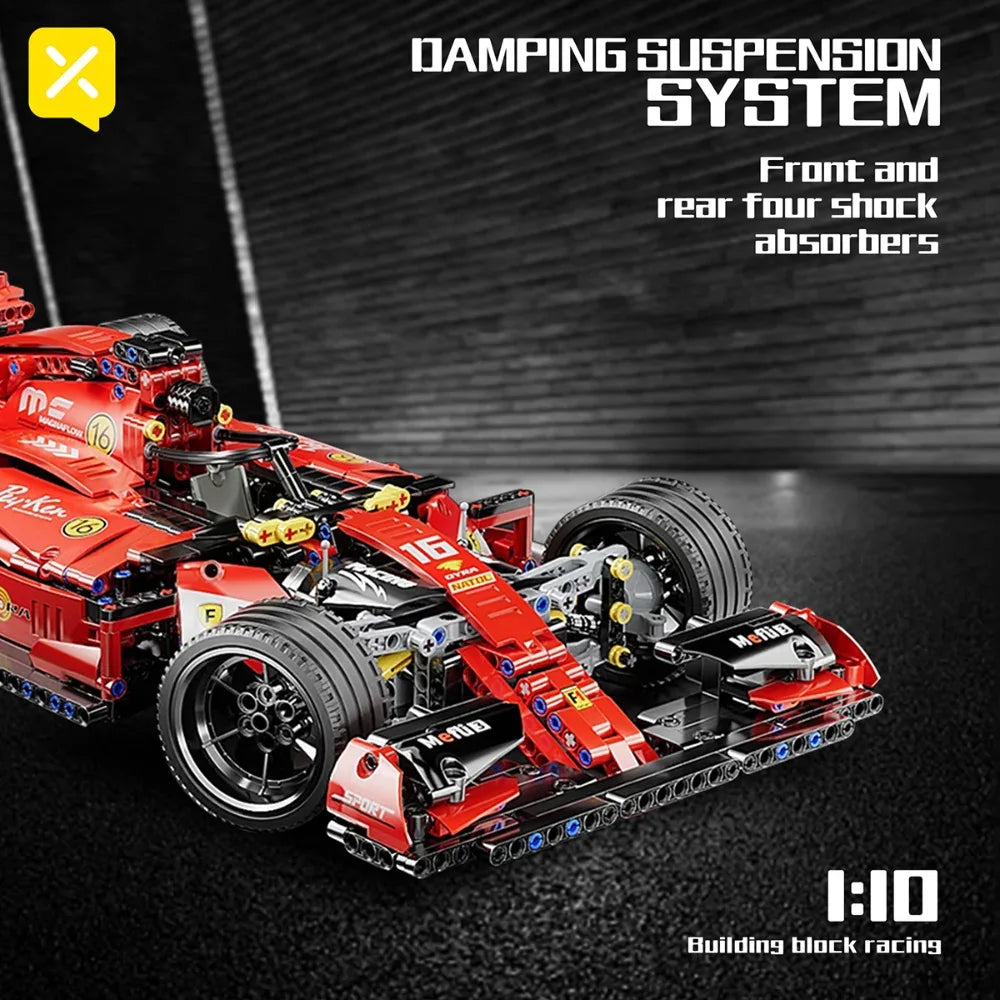 TOYLINX 1:10 MOC Formula Sports Car Building Blocks! - ShopHub