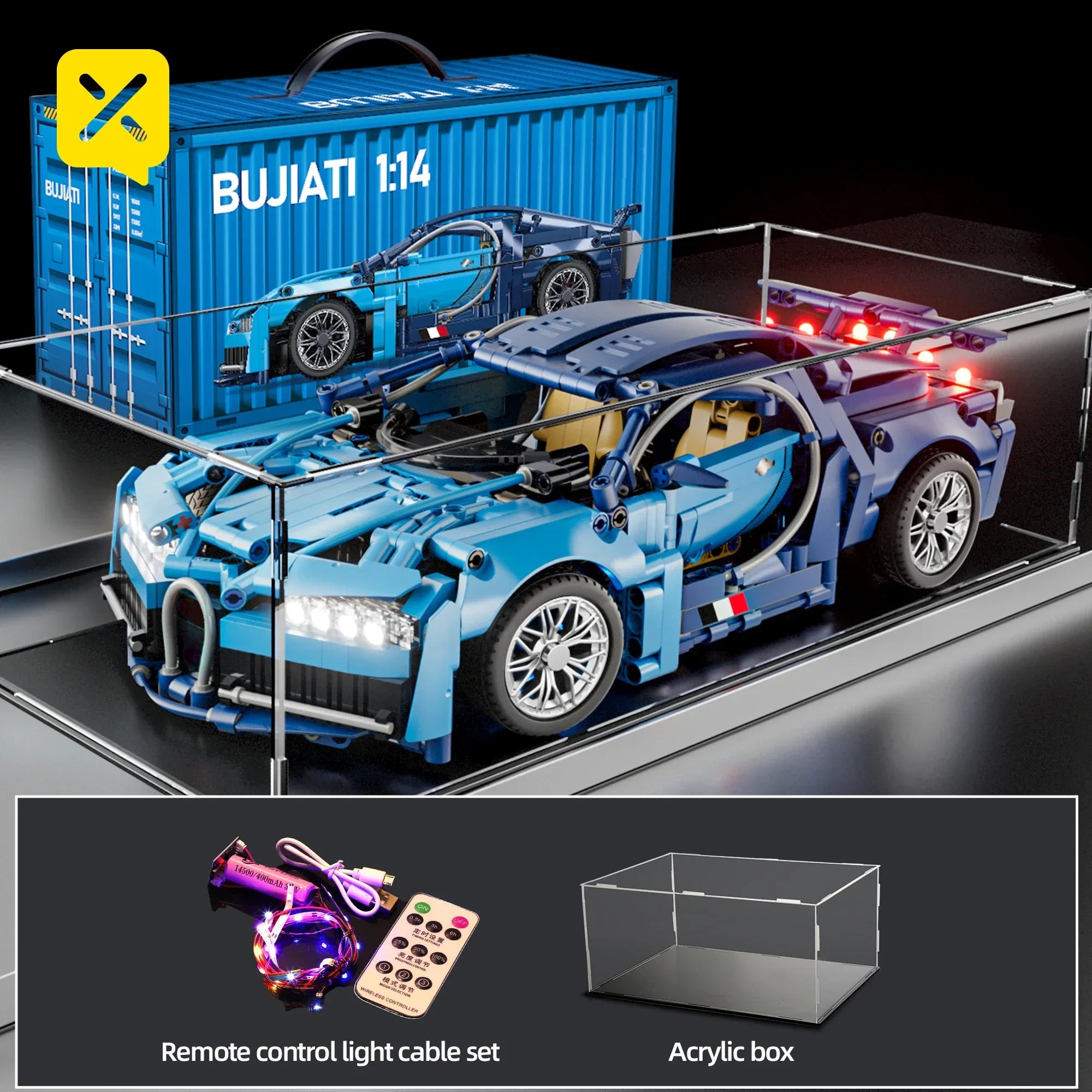 TOYLINX 1:14 Supercar Building Block Toy - ShopHub