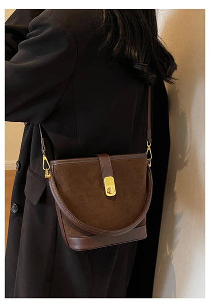 FOXER Crossbody Bucket Bag