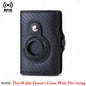 Airtag Wallet Rfid Credit Card Holder Luxury Men Women Bank Cardholder Case Wallet Money Bag Purse For Apple Air Tag Tracker