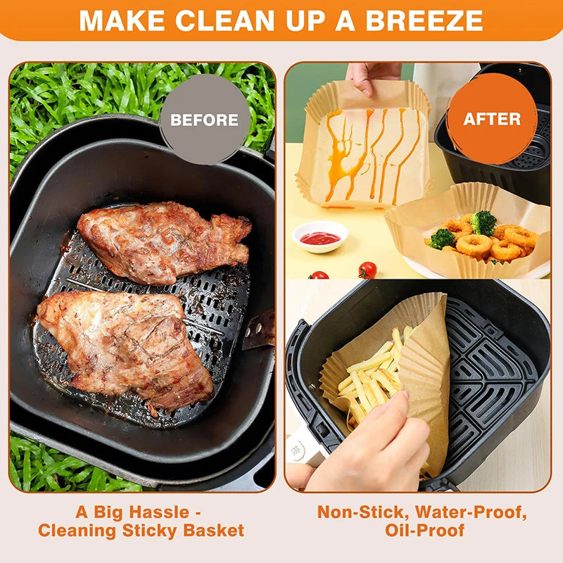 Premium Nonstick Air Fryer Liners