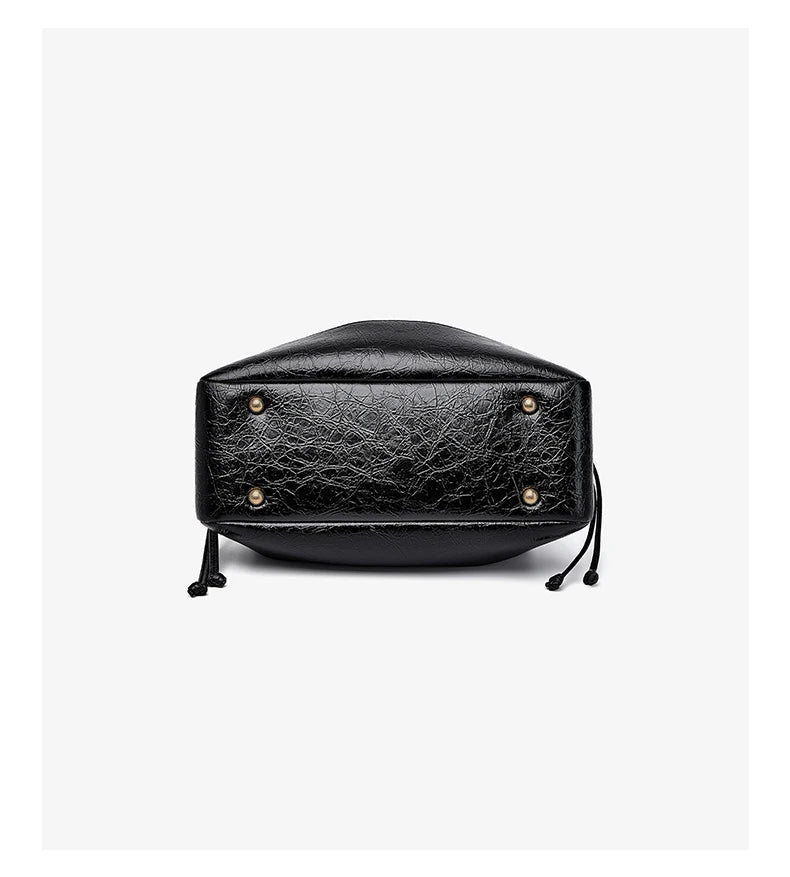 FOXER Luxury Genuine Leather Shoulder Bag