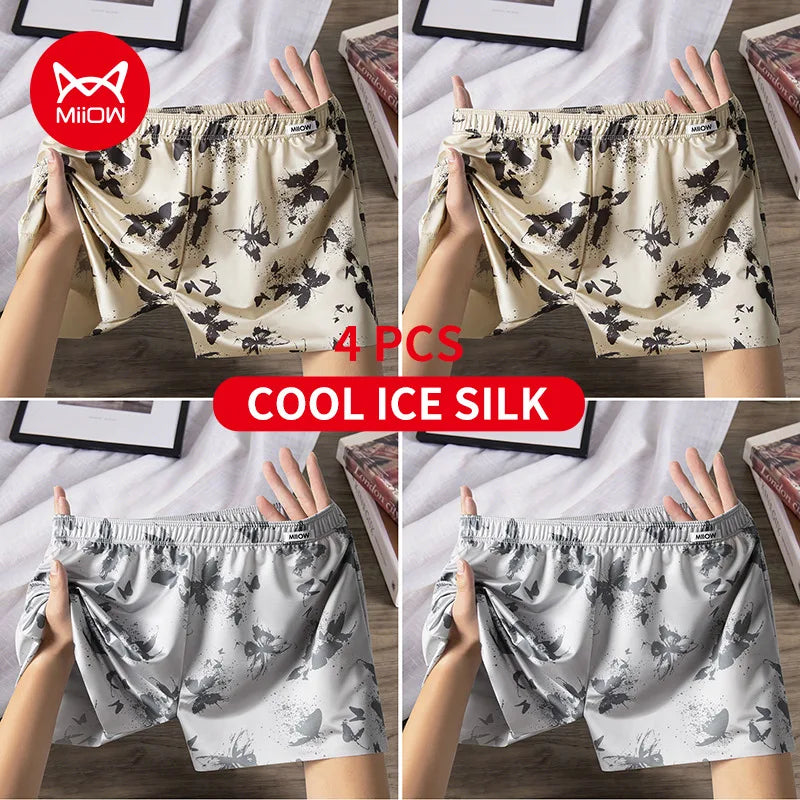 MiiOW Ice Silk Men's Underwear for Ultimate Breathability and Comfort
