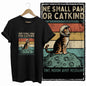 COOLMIND Black Cat Graphic T-Shirt | Women's 50-Design