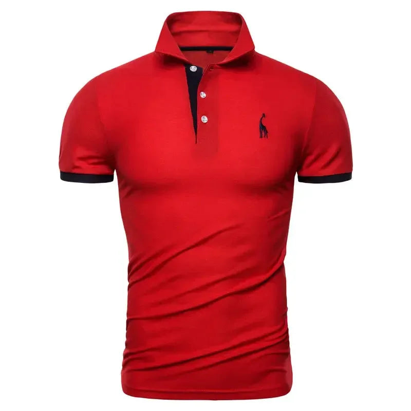 AIOPESON Men's Polo Giraffe T-Shirts - ShopHub