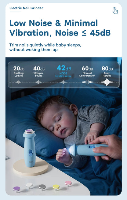 MAMIJOY Baby Electric Nail Trimmer