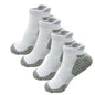 2/4 Pairs Cushioned Cotton Ankle Socks – Men & Women Low-Cut Athletic Sports Socks Habicare