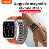 PZOZ Magnetic Silicone Apple Watch Strap with Buckle