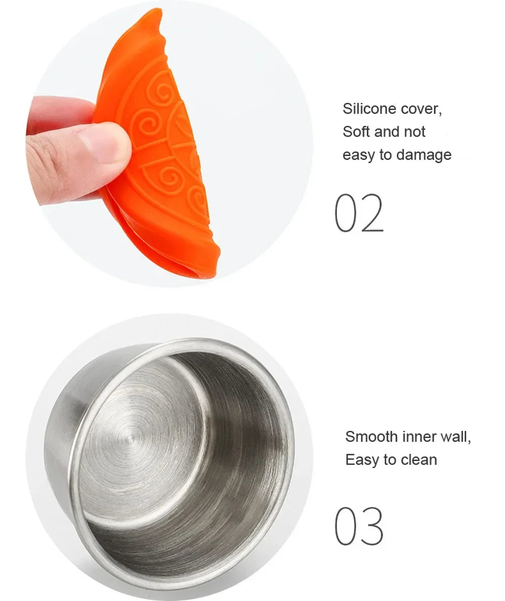 12pc 304 Stainless Steel Food Containers with Leakproof Lids