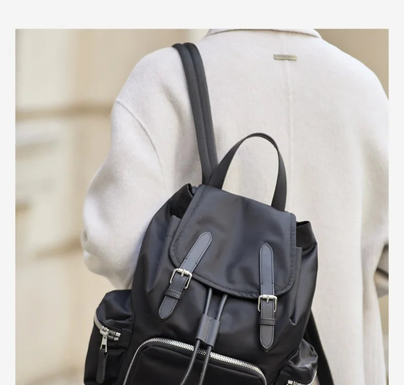ZOOLER Oxford & Leather Backpack