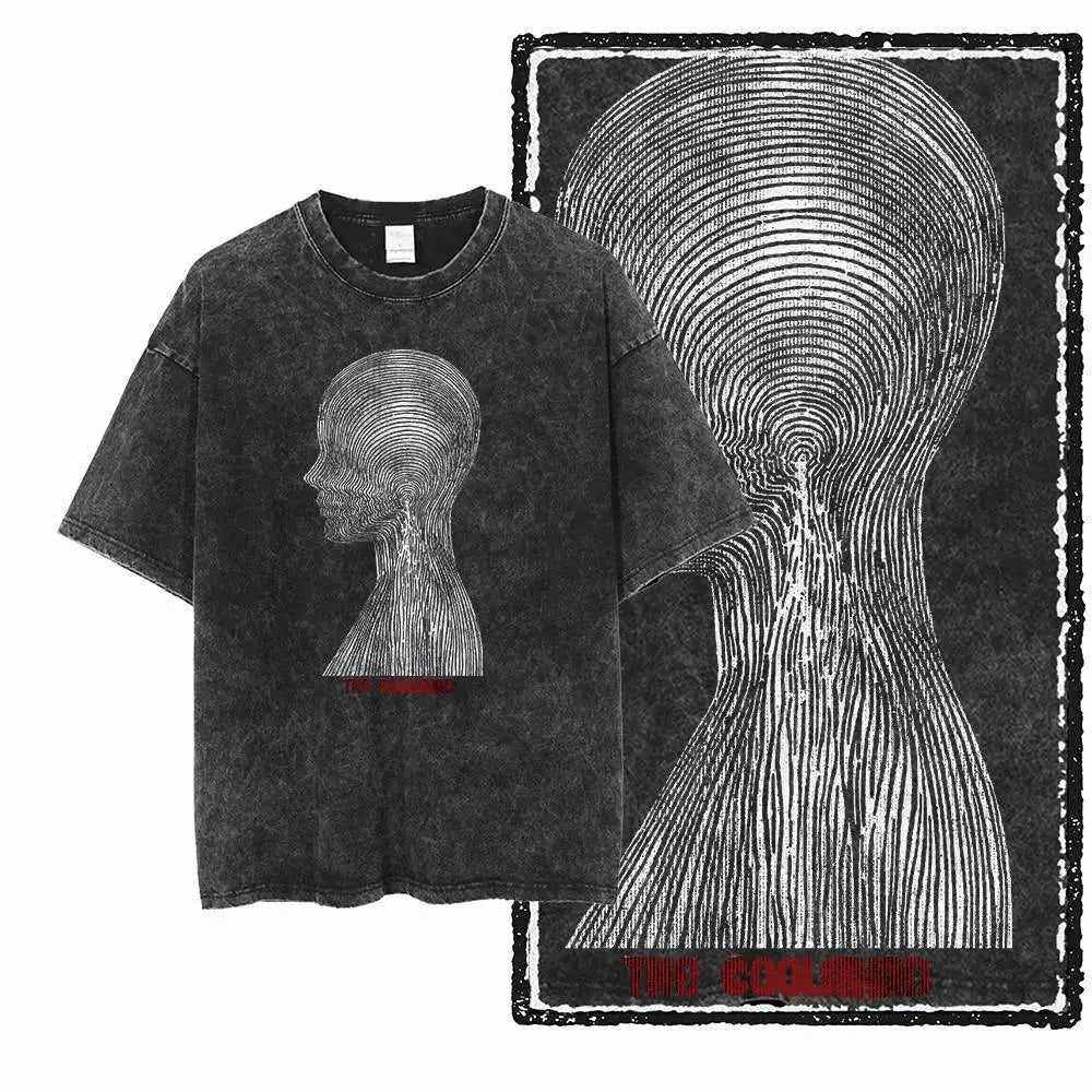 G13 Exclusive Cool 100% Cotton COOL Printed Men's T-shirt | Acid Washed Streetwear Big Size Vintage O-neck Men's Tee Tshirt