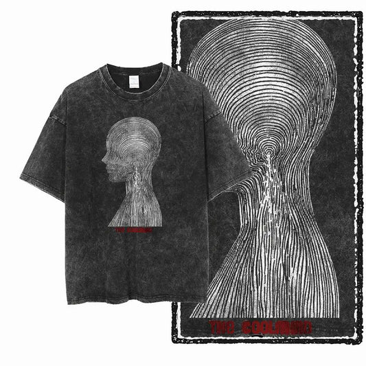 G13 Exclusive Cool 100% Cotton COOL Printed Men's T-shirt | Acid Washed Streetwear Big Size Vintage O-neck Men's Tee Tshirt