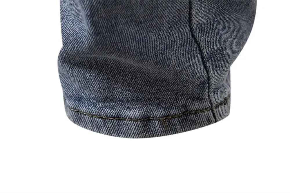 AIOPESON Men's Slim Fit Straight Jeans - ShopHub